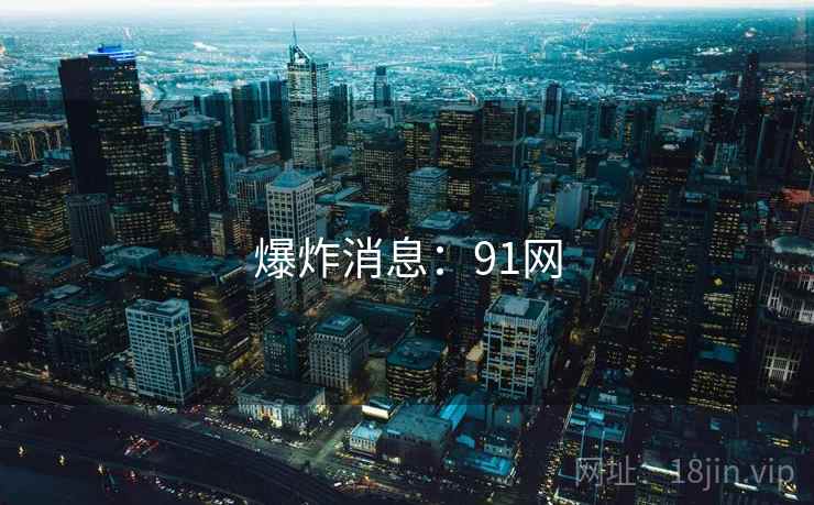 爆炸消息：91网